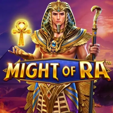 might of ra slot logo