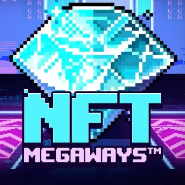 nft in blue letters