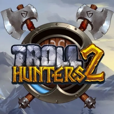 axes and shield with the name of the slot in the center