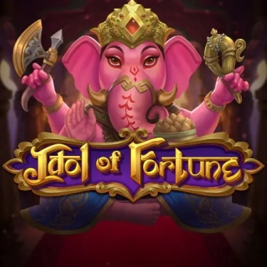 pink elephant-headed god with golden tools