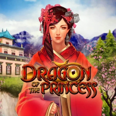 princess in traditional red asian kimono 