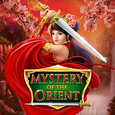 female worrier dressed in red dress holding a sword