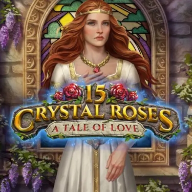 maiden with red rose and golden crown