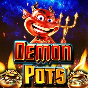 demon with a pitchfork in hell