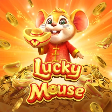 A joyous mouse holding a golden artefact