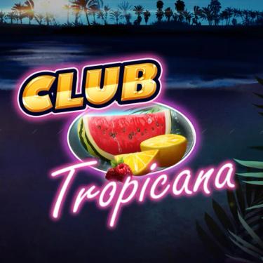 club tropicana in neon lights