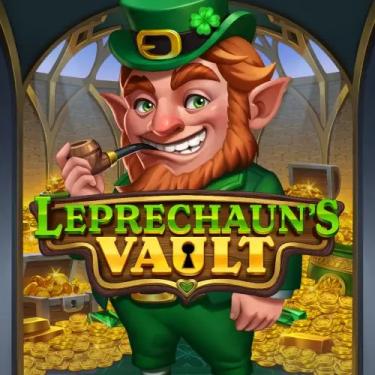 leprechaun in green suit with a pipe