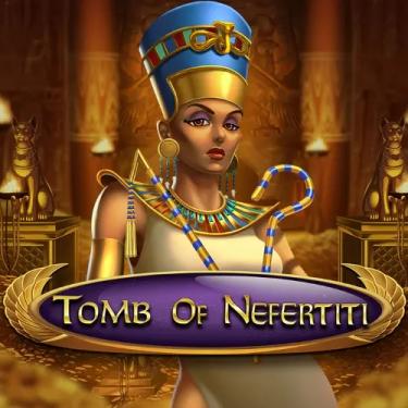 queen nefertiti in the tomb filled with gold
