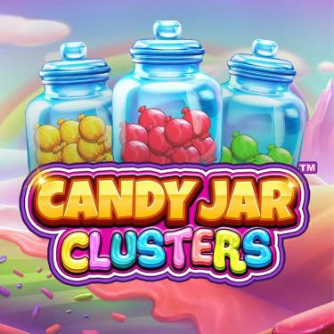 3 jars with colorful candies