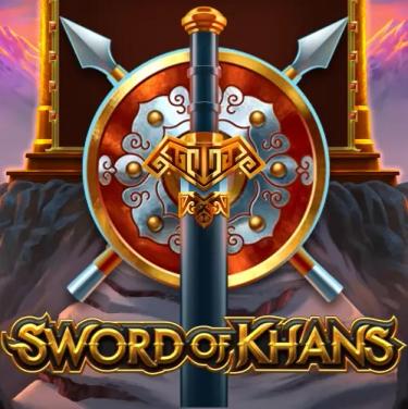 sword of khan slot logo