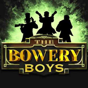 the bowery boys slot logo