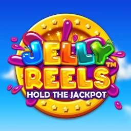 jelly reels slot logo jelly reels written across the golden circle