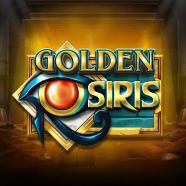 golden osiris written in golden letter inside a pyramid 