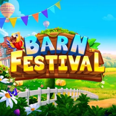 barn festival slot barn festival written on a wooden sign