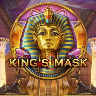 kings mask slot by play n go mask of a pharaoh in a temple
