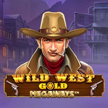 cowboy and wild west gold written in gold letters