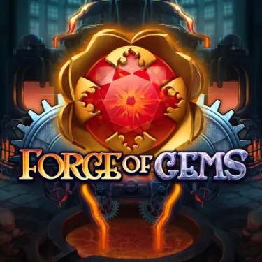 forge of gems slot red gem with golden surrounding