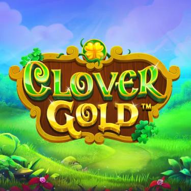 clover gold written in golden and green letters