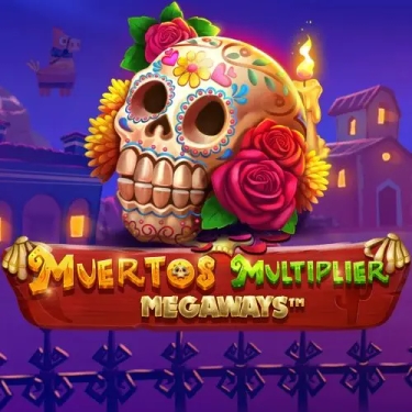muertos multipliers megaways pained skull with flowers