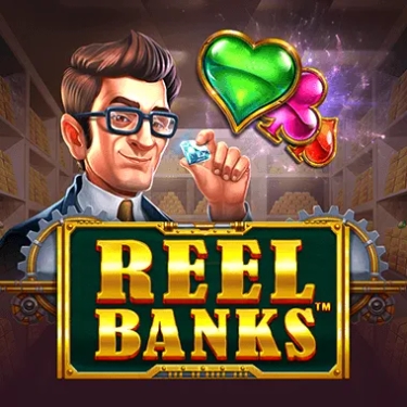 rewel banks slot man with glasses holding a diamond