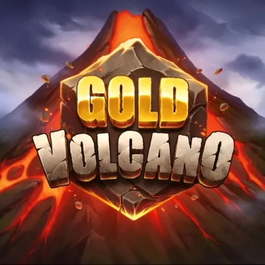 gold volcano slot erupting volcano with lava