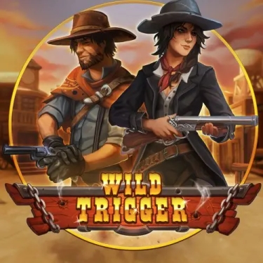 wild trigger slot man and woman with guns