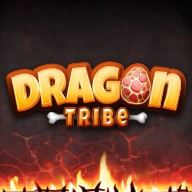 dragon tribe slot dragon tribe in yellow letters with a dragon egg