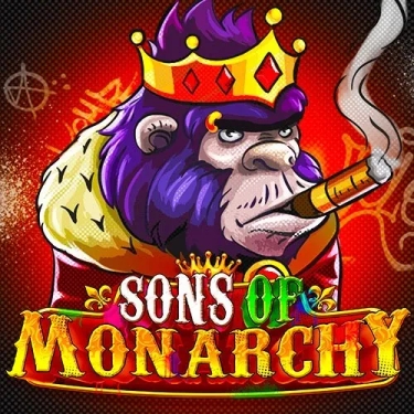 sons of monarchy slot purple monkey with a golden crown