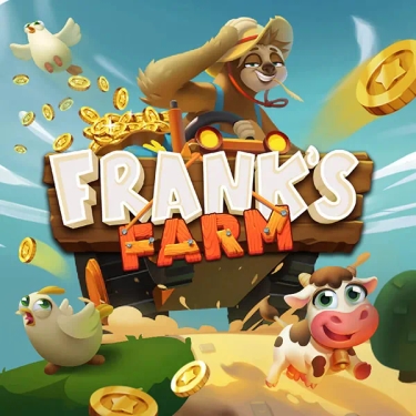 franks farm slot sloth dressed as a farmer