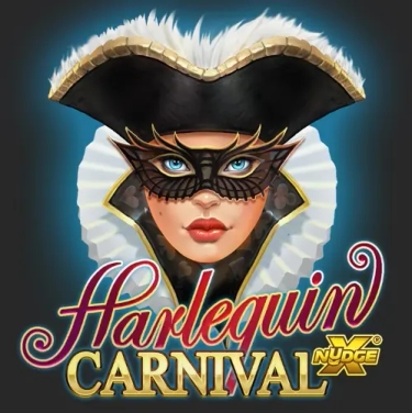 harlequin carnival woman in a costume of a harlequin