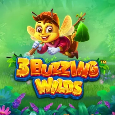 3 buzzing wilds bee flying in 3 buzzing wilds slot