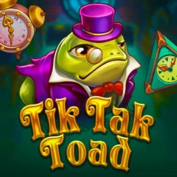tik tak toad frog in a purple suit