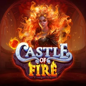 castle of fire lady in a fire