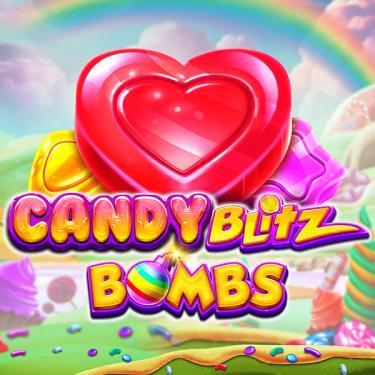 red heart and candy blitz bombs in text