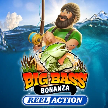 Big bass bonanza reel action big bass bonanza reel action in text and a fisherman
