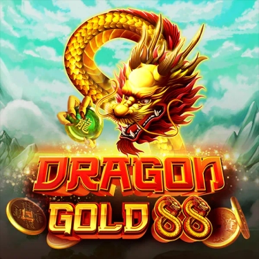 Dragon Gold 88 Pragmatic Game logo with a golden dragon above it