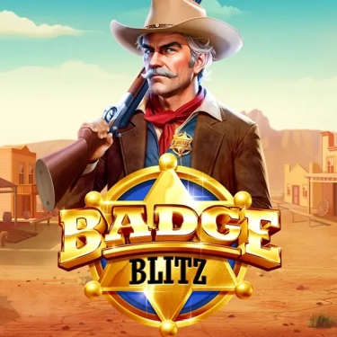 Badge Blitz Slot Review Header Badge Blitz game logo