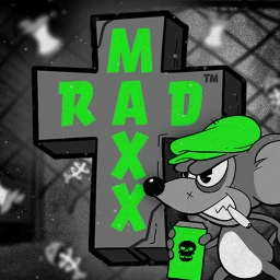 Rad Maxx Hacksaw Gaming Rad Maxx in text